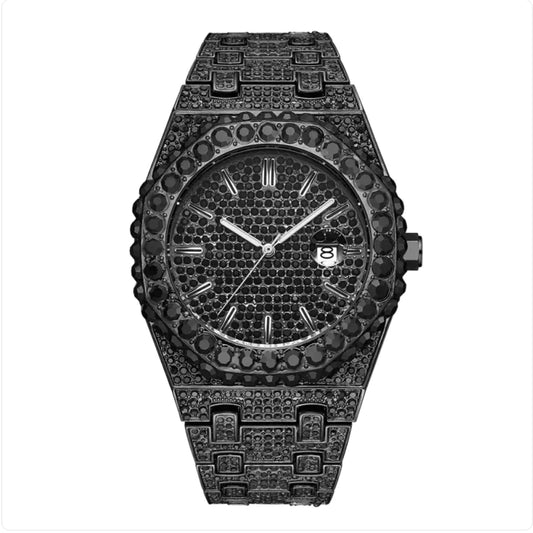 Men's/Unisex Starry Diamond Quartz Watch